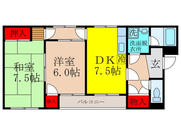 メゾンエトワールの物件間取画像